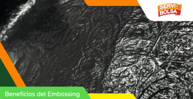 bolsas de basura color negro de alta resistencia con embossing