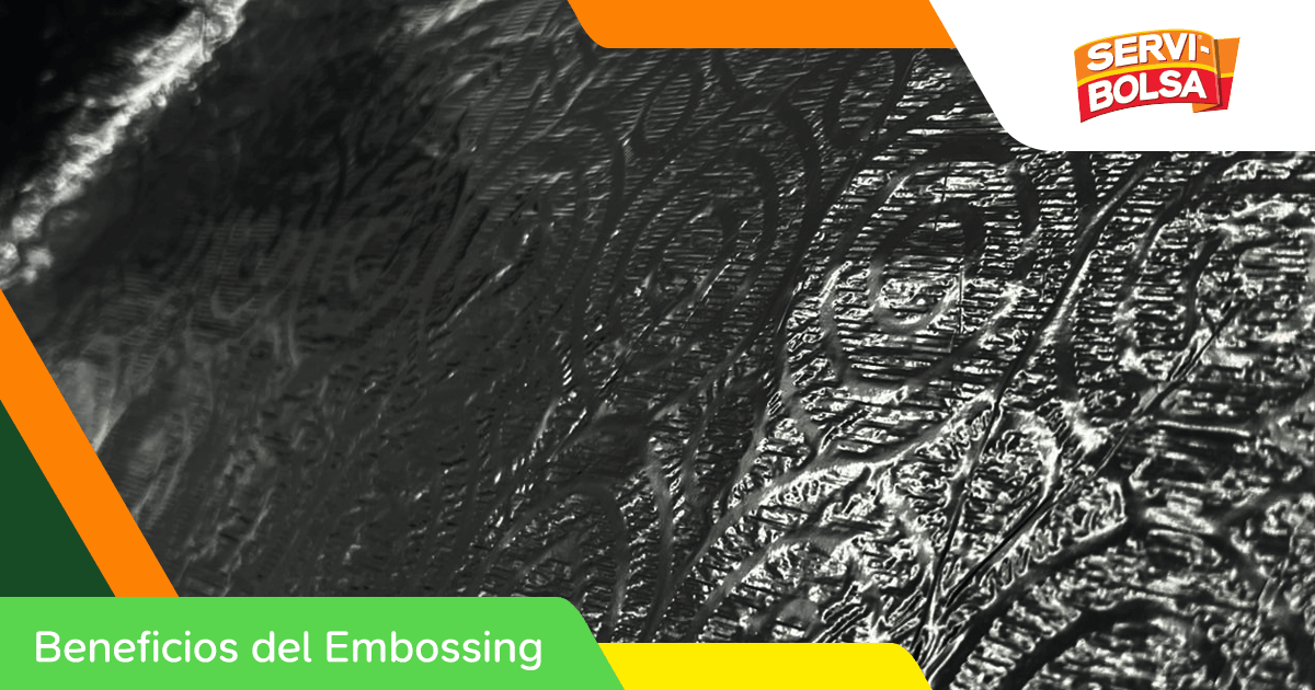 bolsas de basura color negro de alta resistencia con embossing