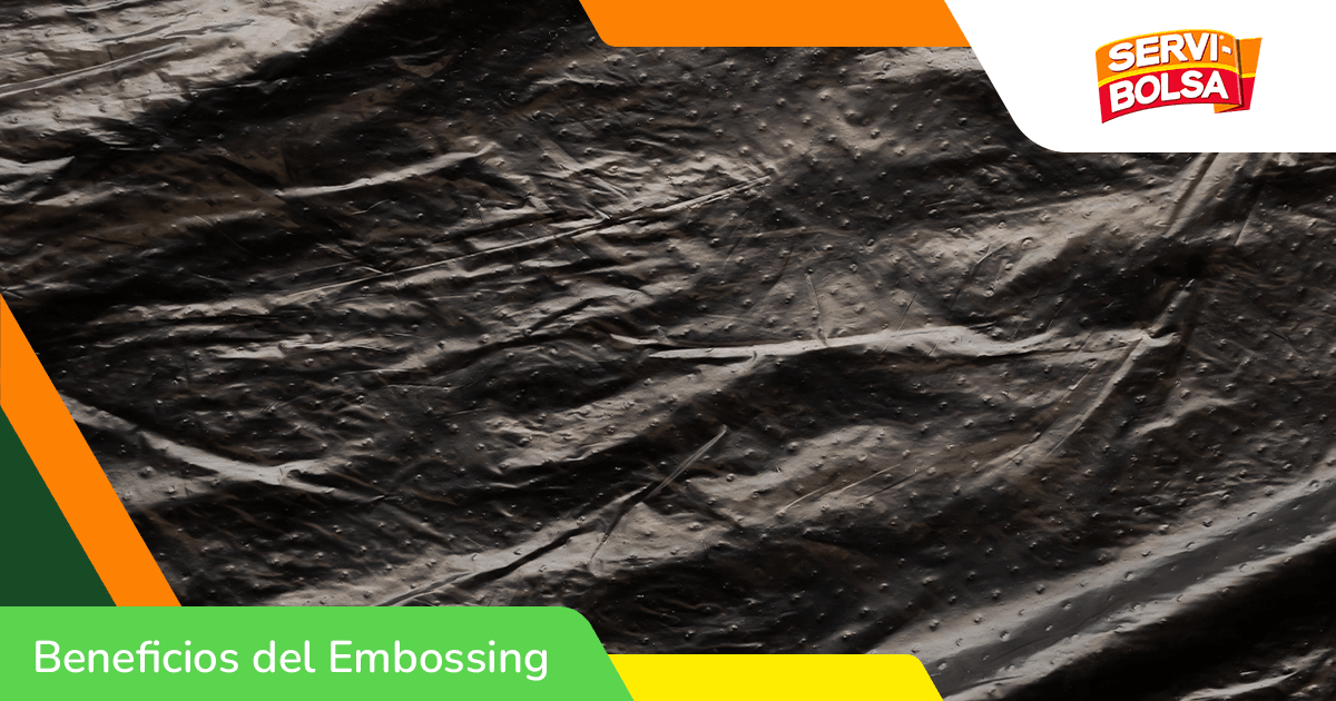 bolsas de basura de alta resistencia con embossing