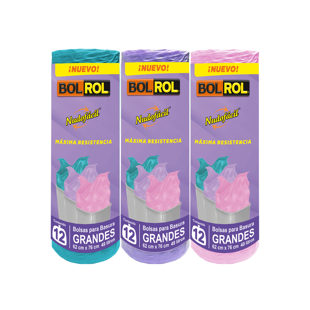 Bol rol basura familia-grandes